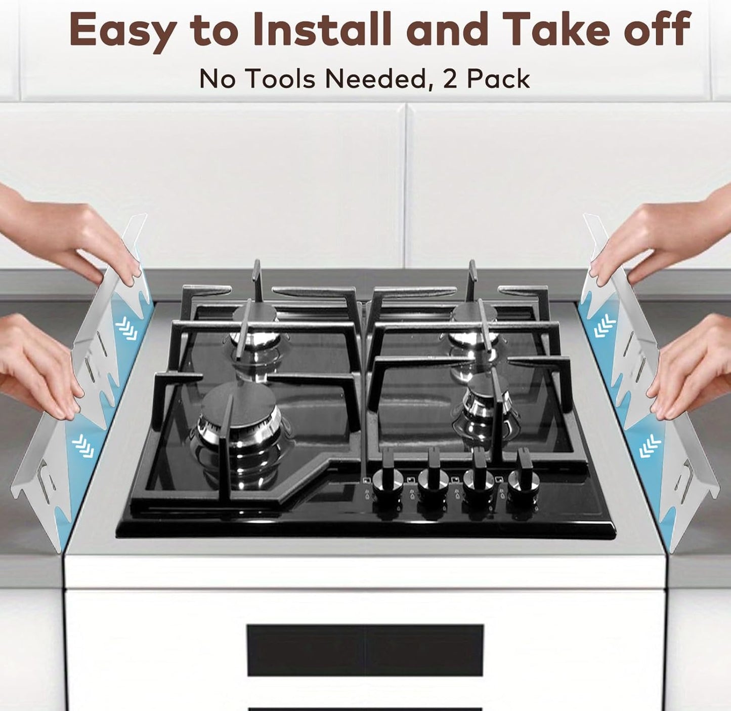 Extendable Stainless Steel Stove Gap Filler | 35cm-69cm