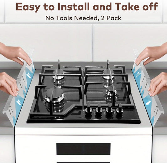 Extendable Stainless Steel Stove Gap Filler | 35cm-69cm