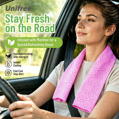 Cooling Towels & XL Menthol Cooling Wipes, Instant & Long Lasting Cooling Relief