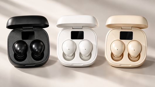 2026 New Ultra-Small Invisible Wireless In-Ear Earbuds, Noise Cancelling, 25-Hour Battery Life, for Side Sleepers, Cellphones Compatible