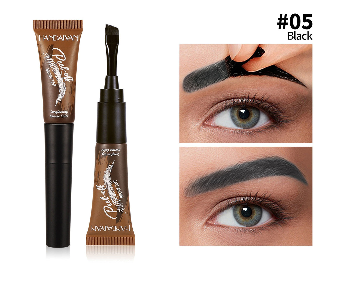 Peel-Off Brow Tint – Semi-Permanent Long Lasting Waterproof Eyebrow Gel